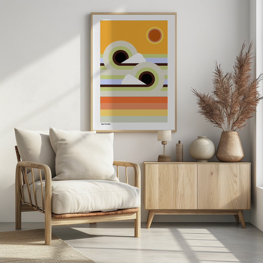 Ride The Wave Sunrise | Poster