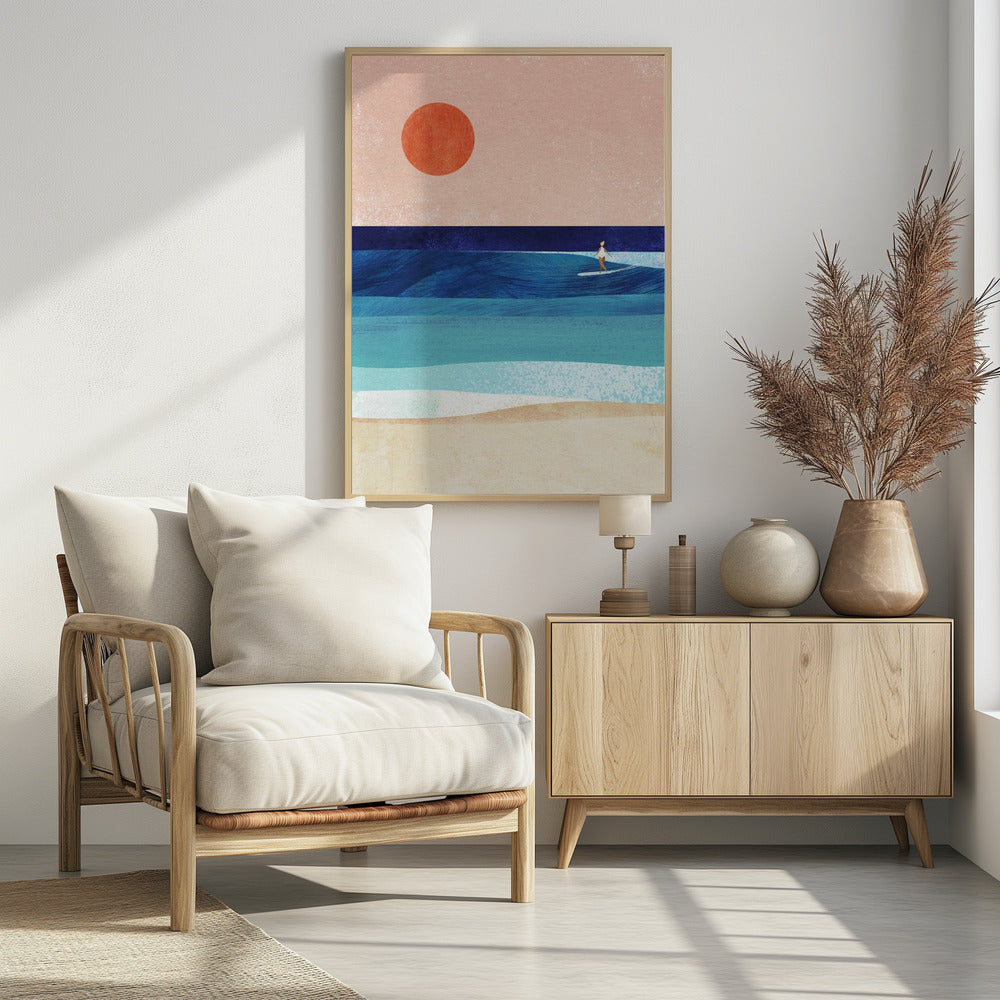 Surfmeisje | Poster