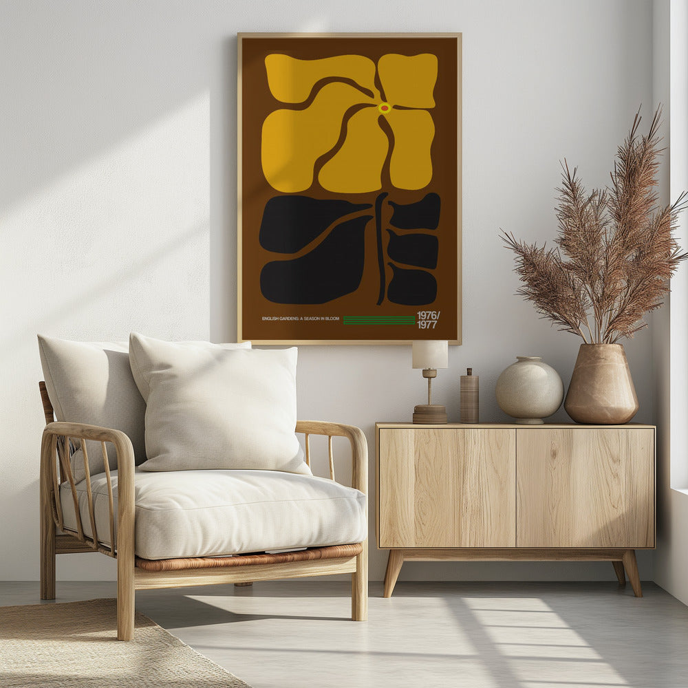 Engelse Tuinen Bruin | Poster