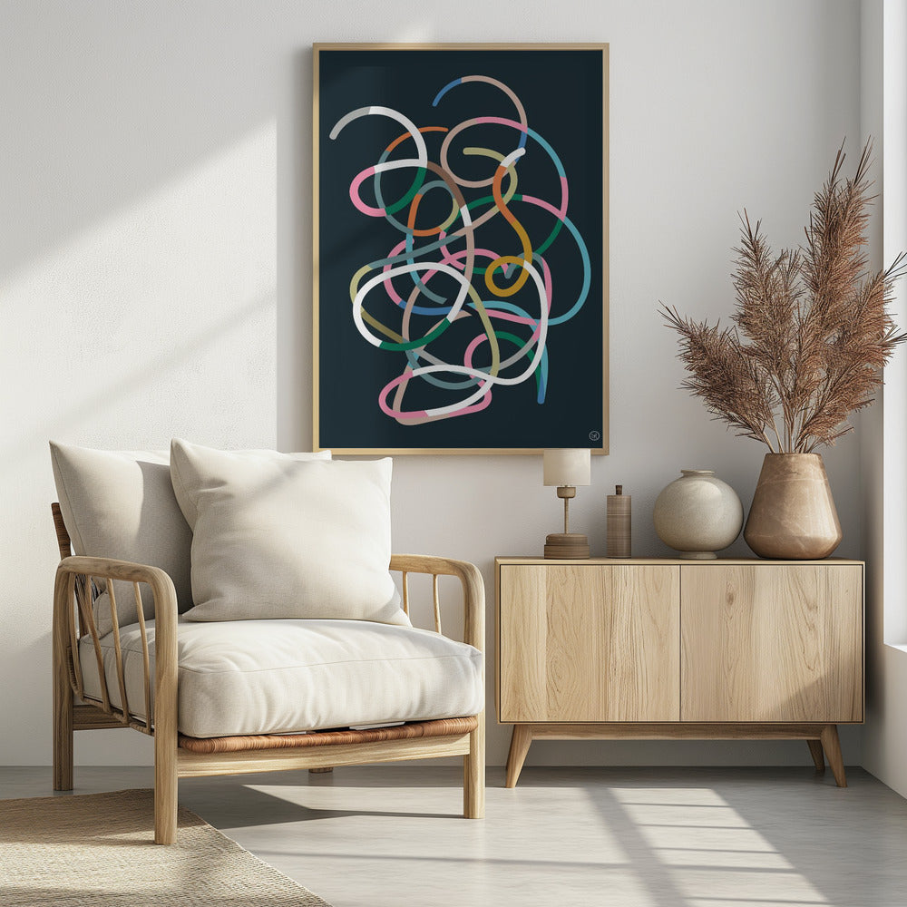 Kleurlijnen | Poster