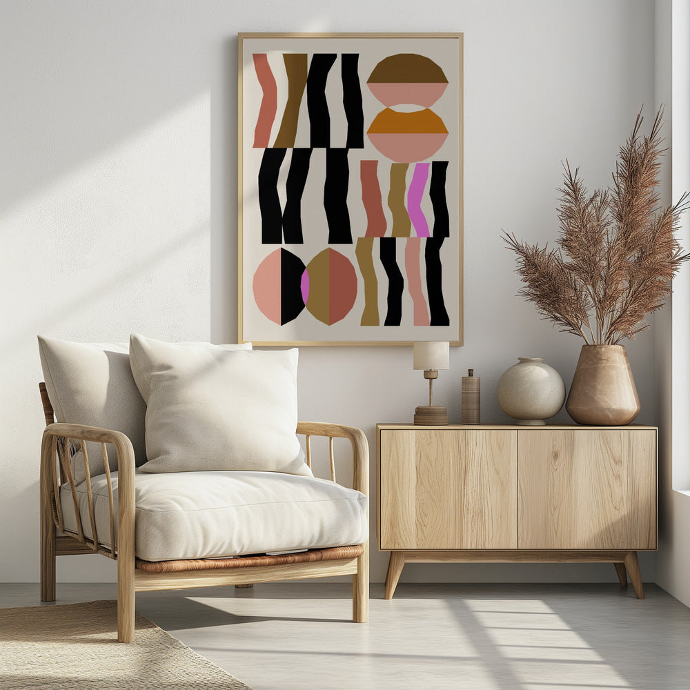 Abstracte compositie 26 | Poster