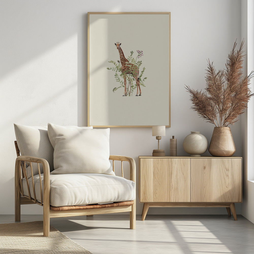 Bloemengiraf | Poster