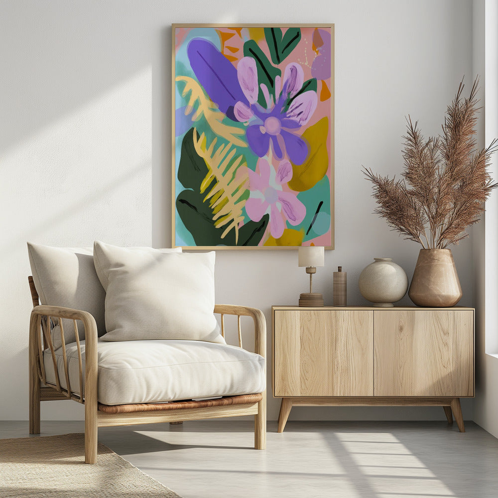 Floral Whimsy Burst | Poster
