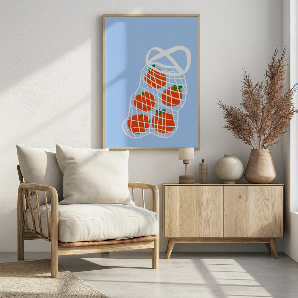 Tomaten in gaas | Poster