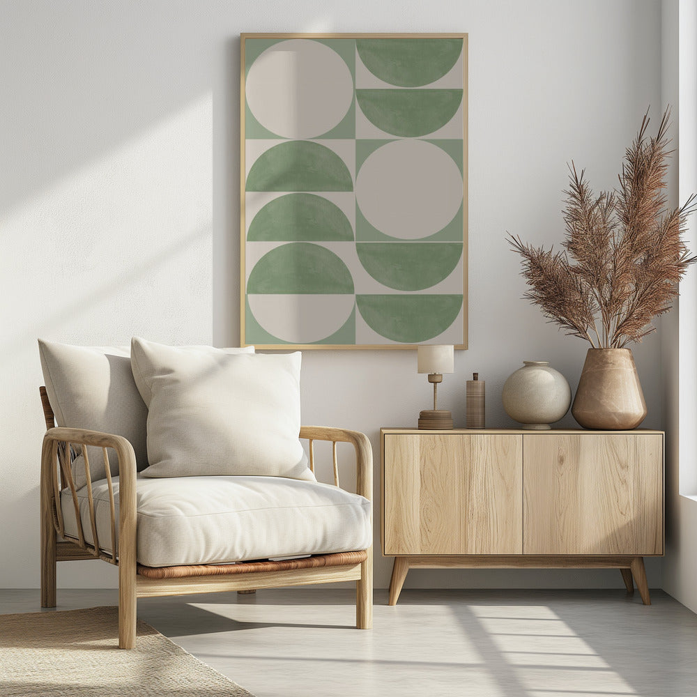 Geometrics in Green | Poster