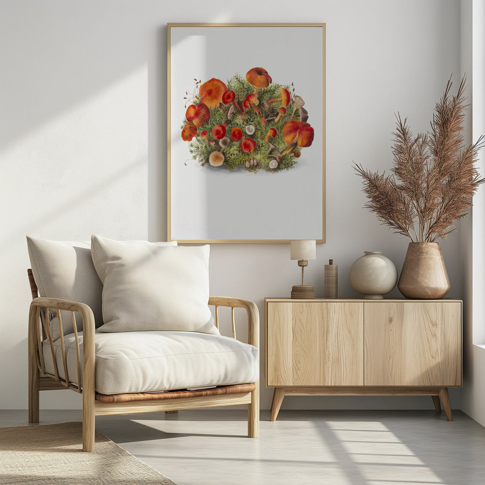 Studie van paddenstoelen (1880) Portretmodus | Poster