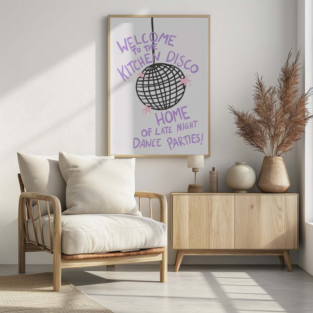 Keuken Disco Vibes | Poster