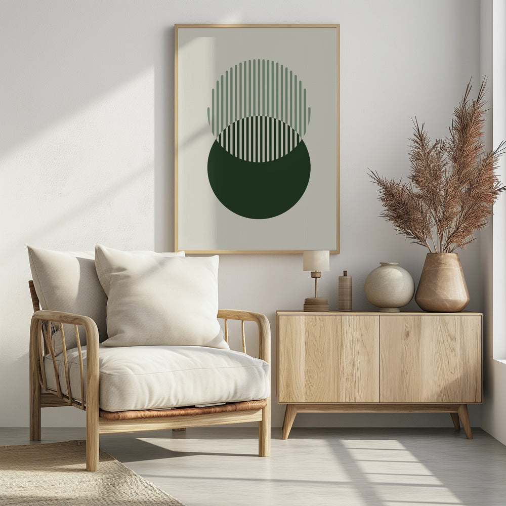 Minimale abstracte cirkels III | Poster