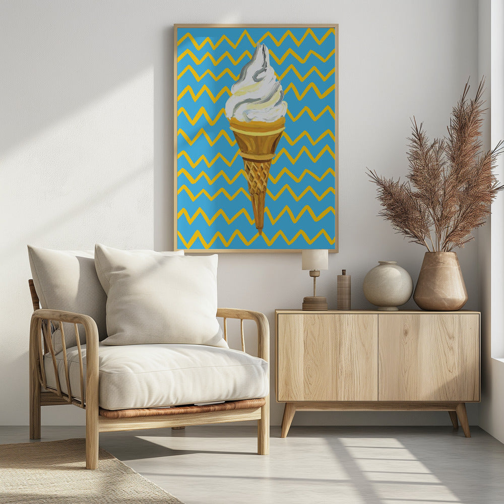 IJsblauw | Poster