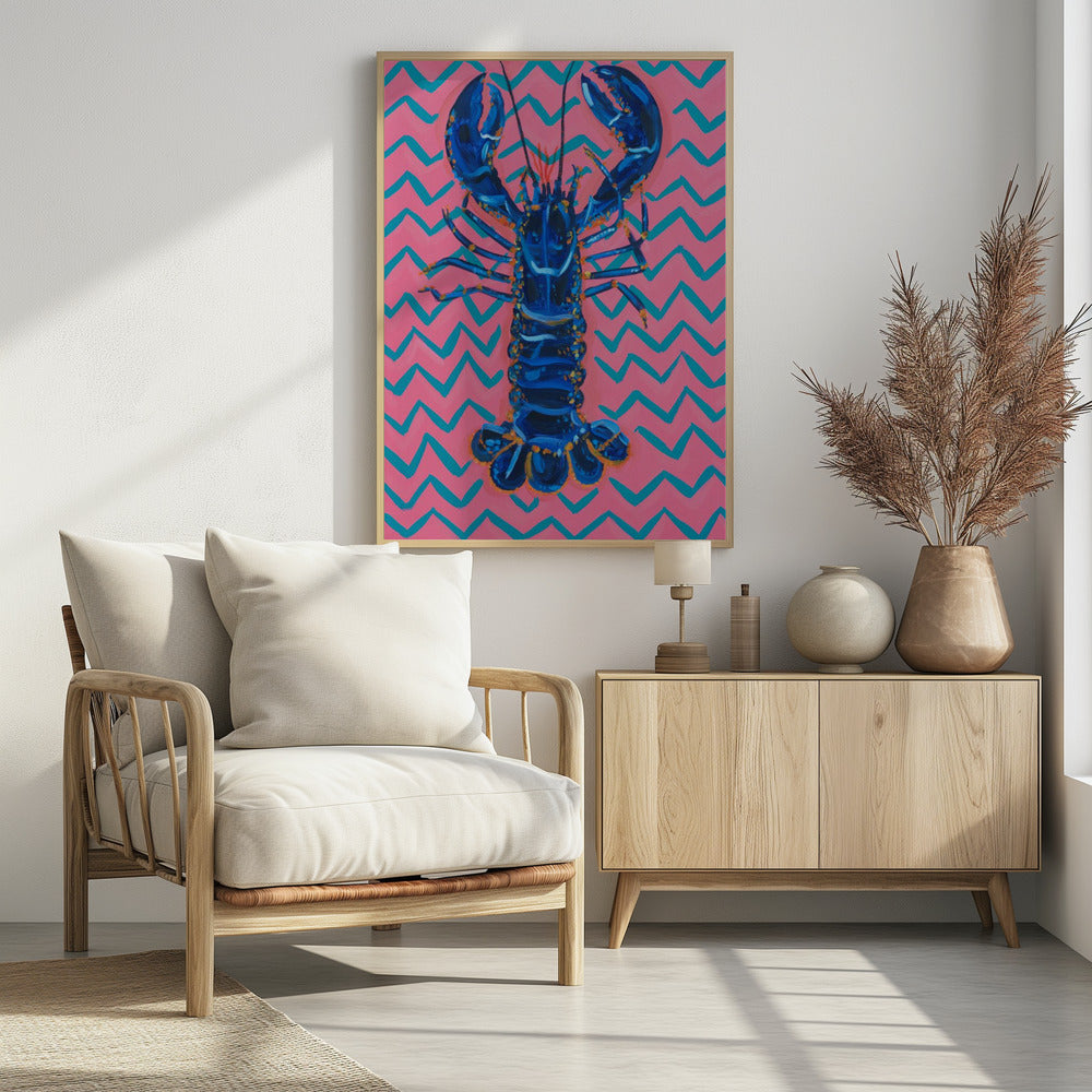 Kreeft op zigzag | Poster