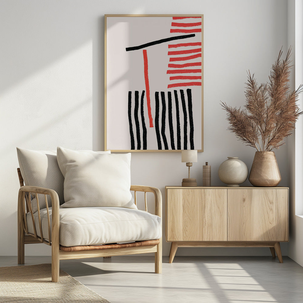 Minimale lijnen #2 | Poster