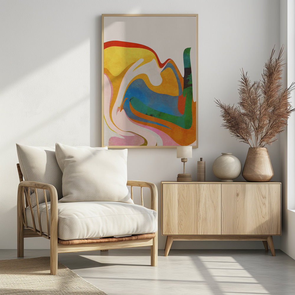 Organic Bauhaus Waved | Poster