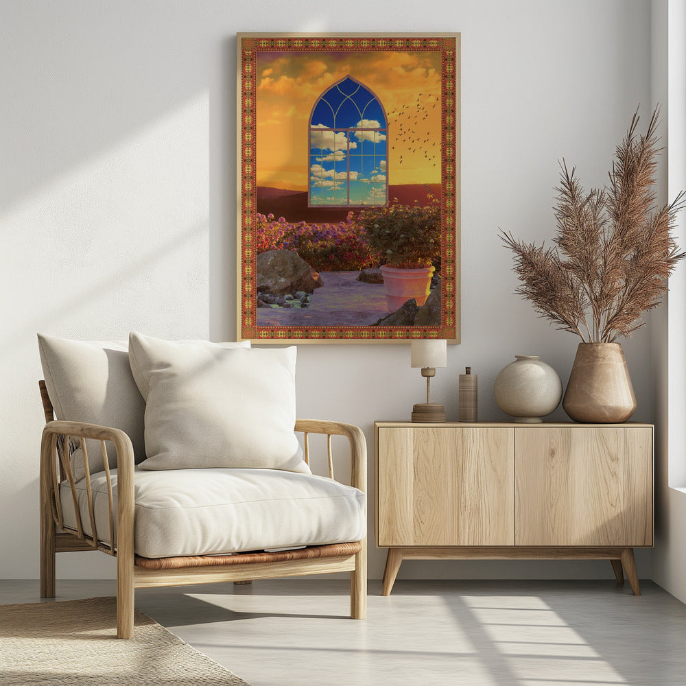 Zwevend raam | Poster