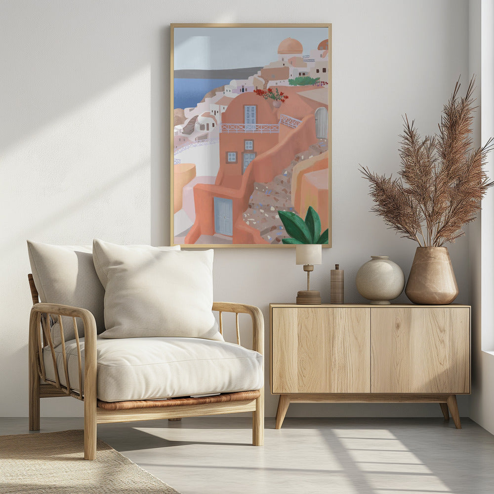 Santorini, Griekenland | Poster