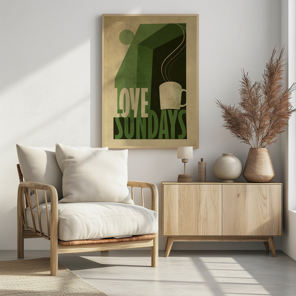 Liefdeszondag print | Poster