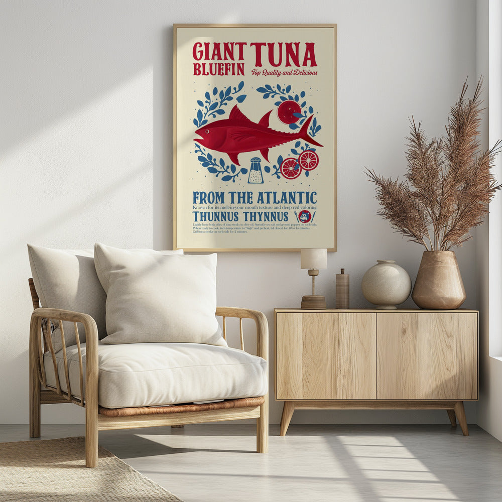 Tonijnkeukenprint | Poster