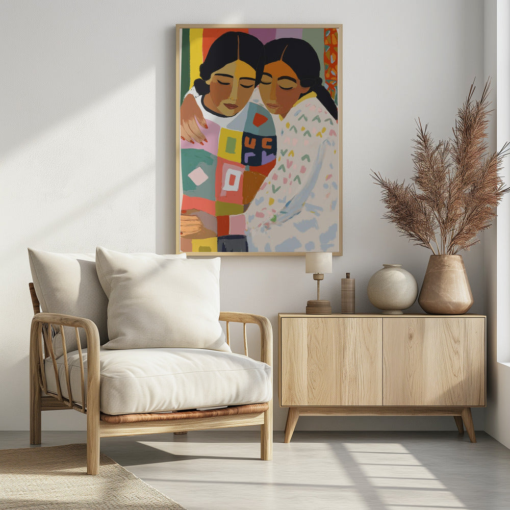 Warme knuffel | Poster