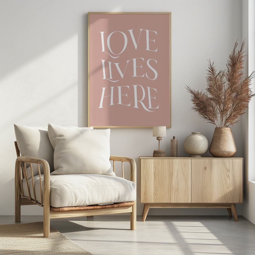 Liefde woont hier | Poster