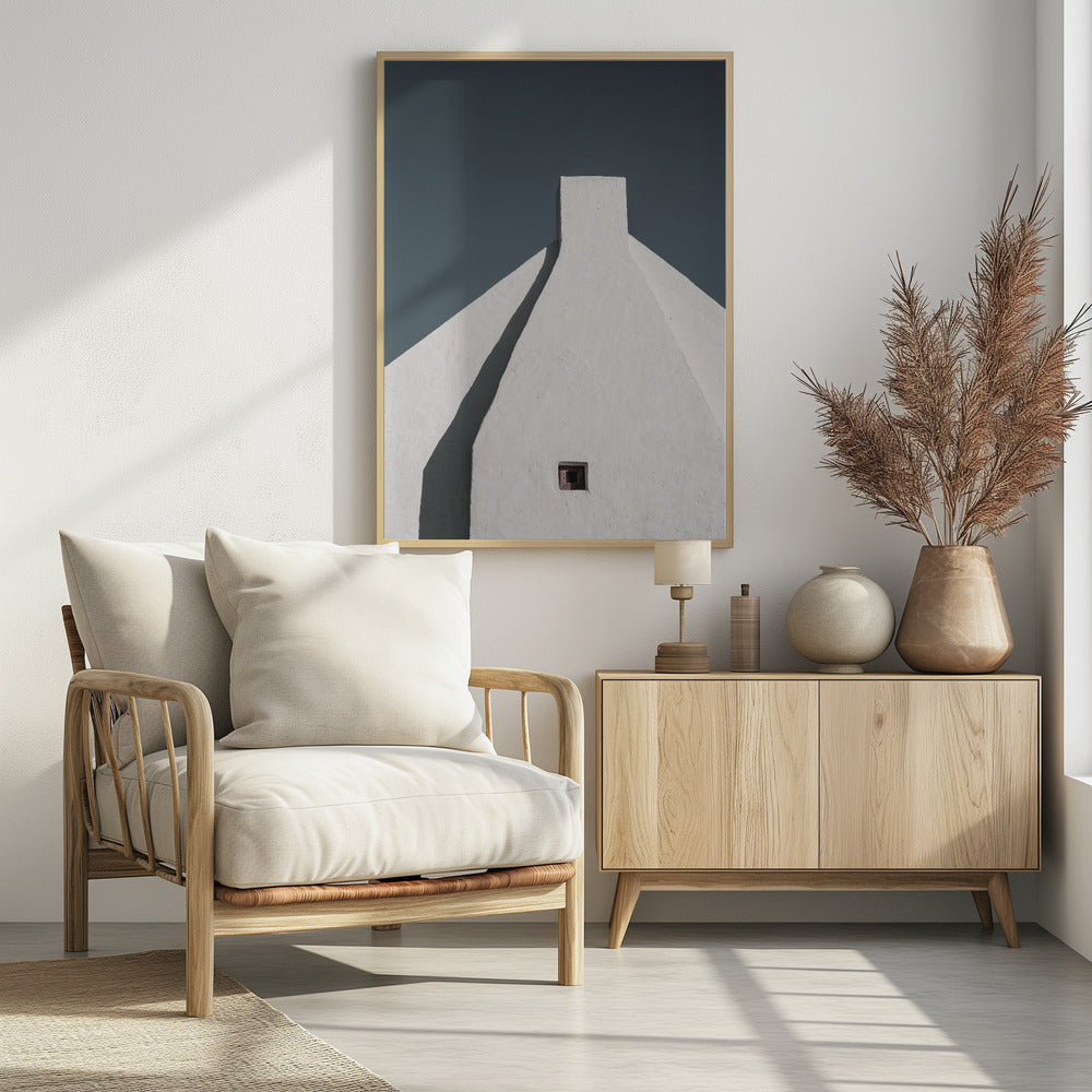 Witte Geometrie | Poster