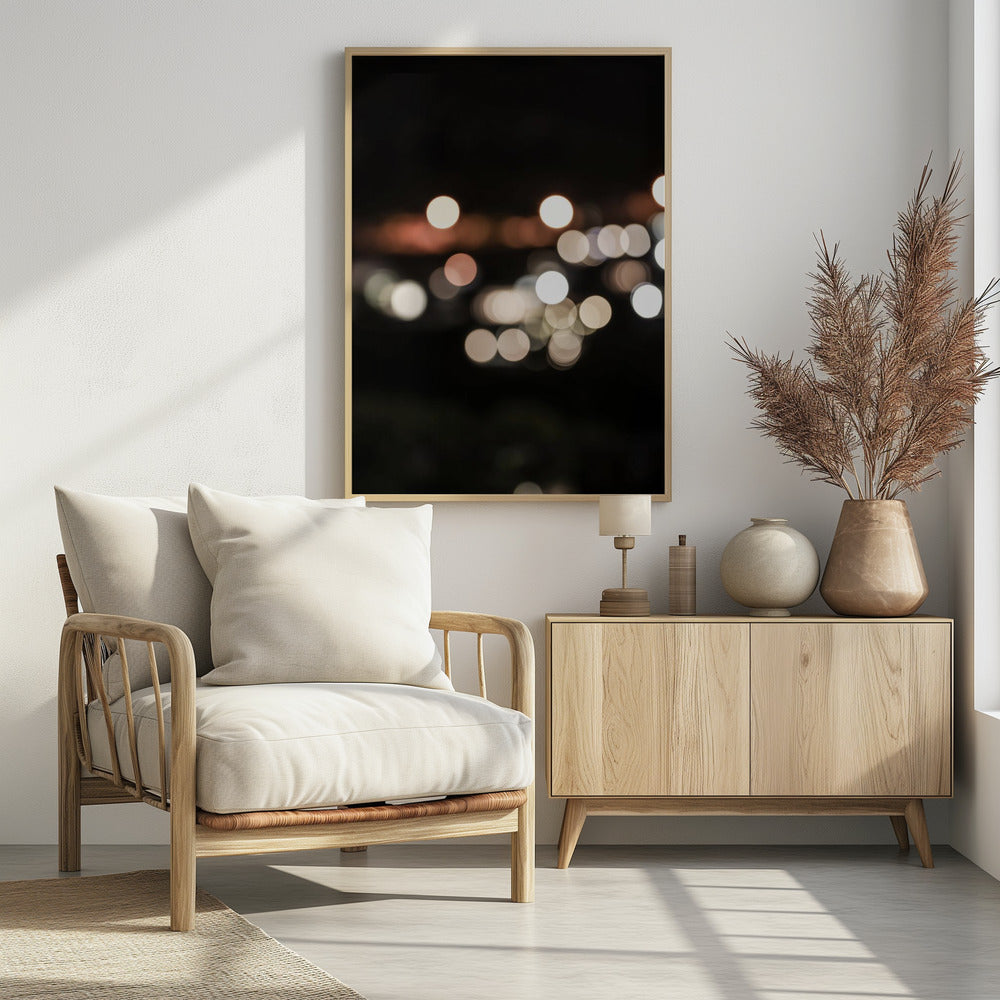 Stadslichten vervagen | Poster