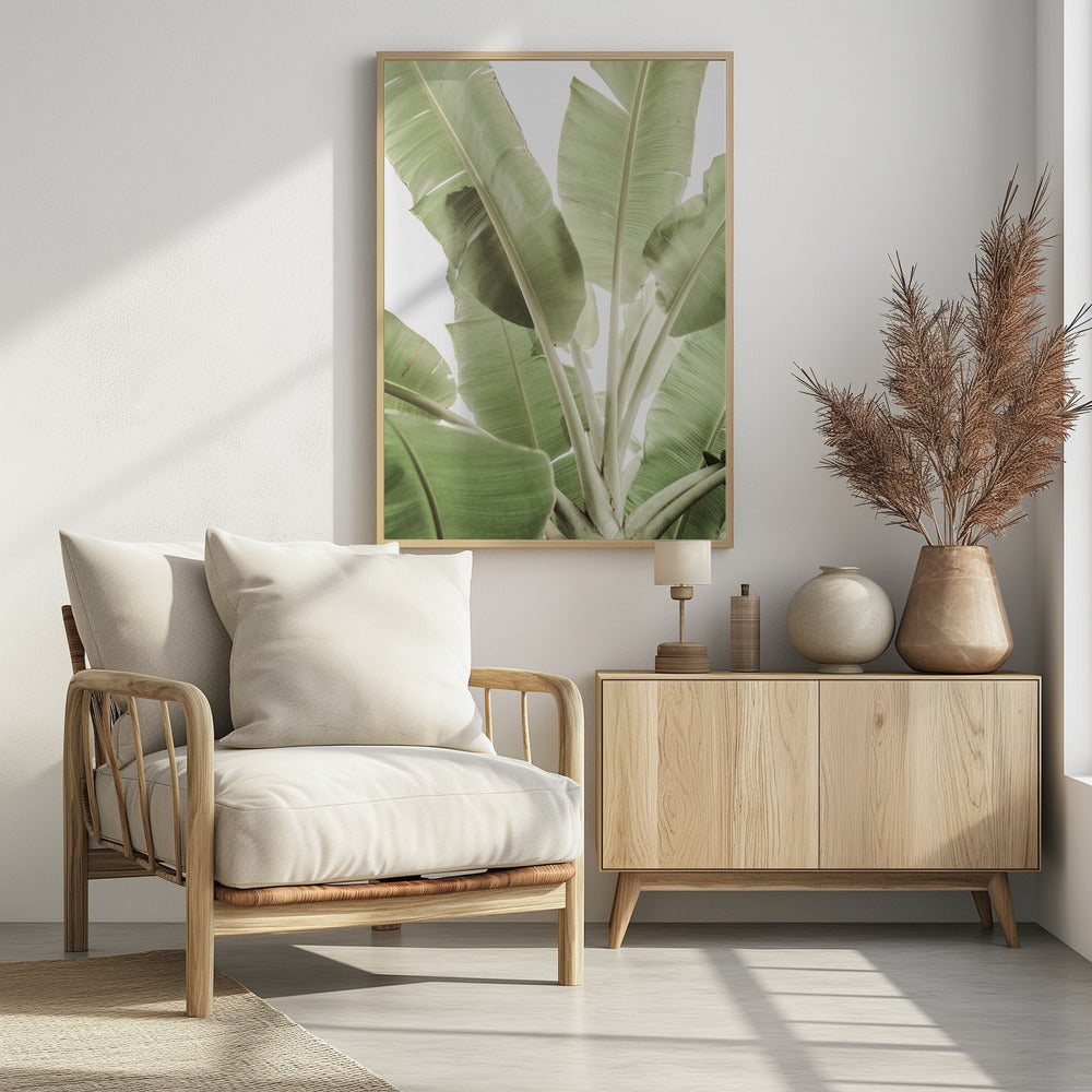 Groen bladlandschap | Poster
