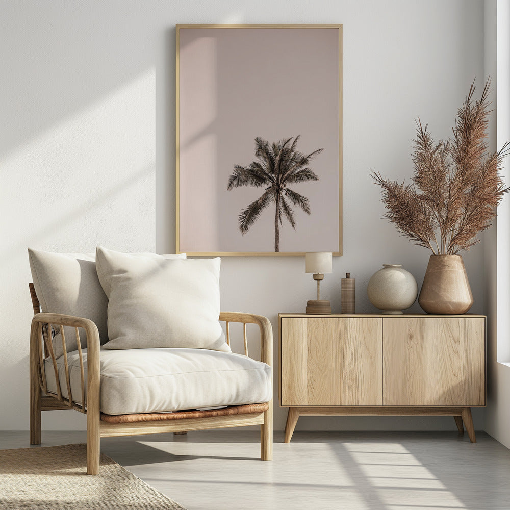 Roze Palm Serenity | Poster