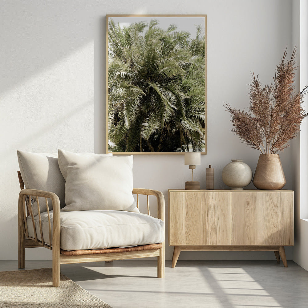 Verdant Palm Waves | Poster