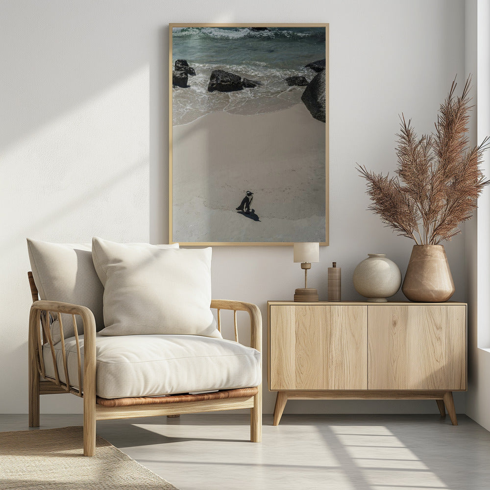 Eenzame strandwandeling | Poster