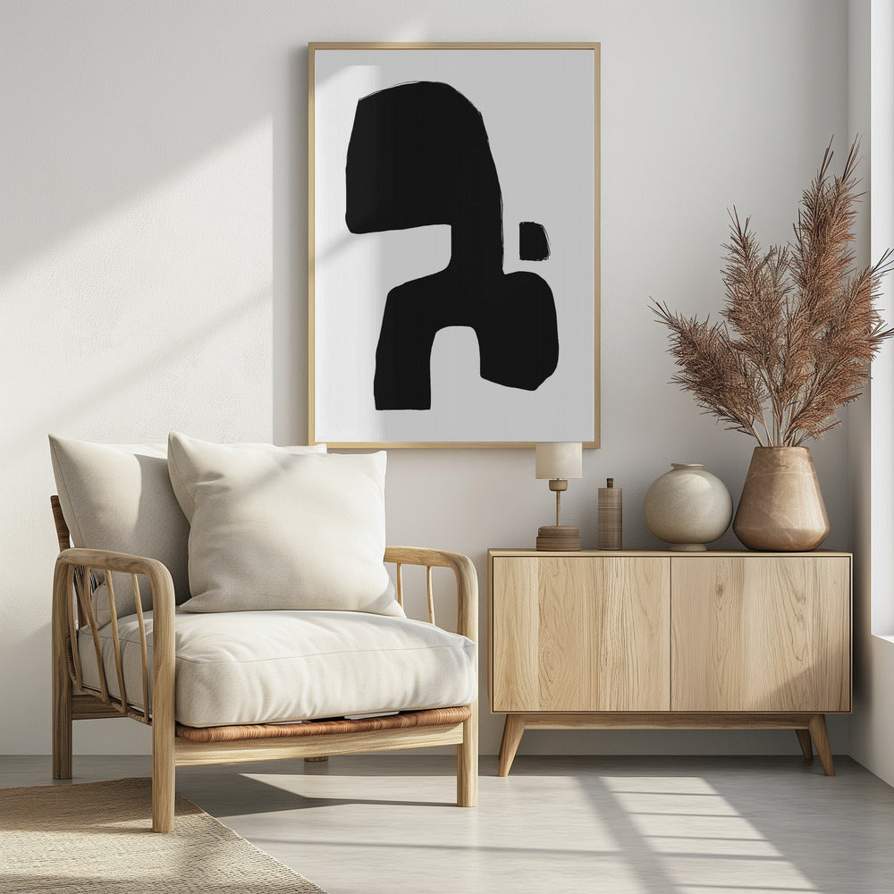 Monochroom silhouet | Poster
