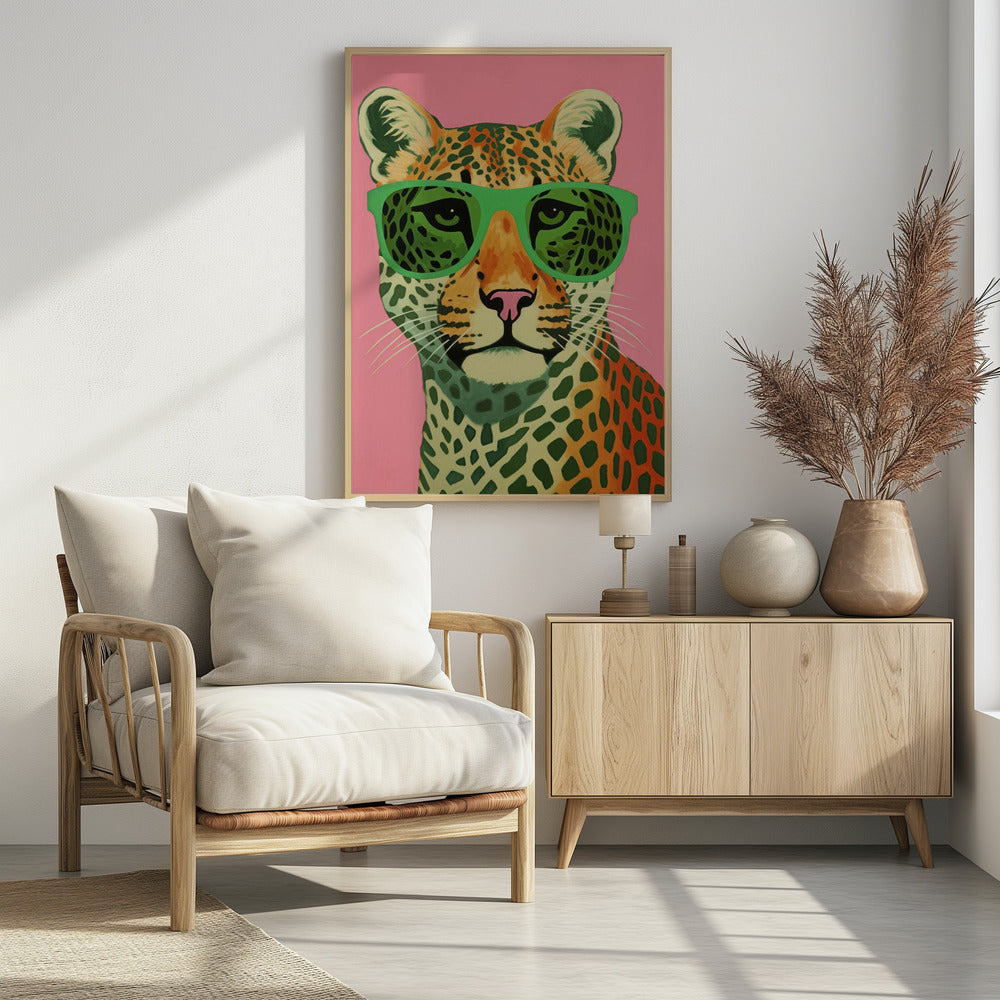Cool kattenportret | Poster