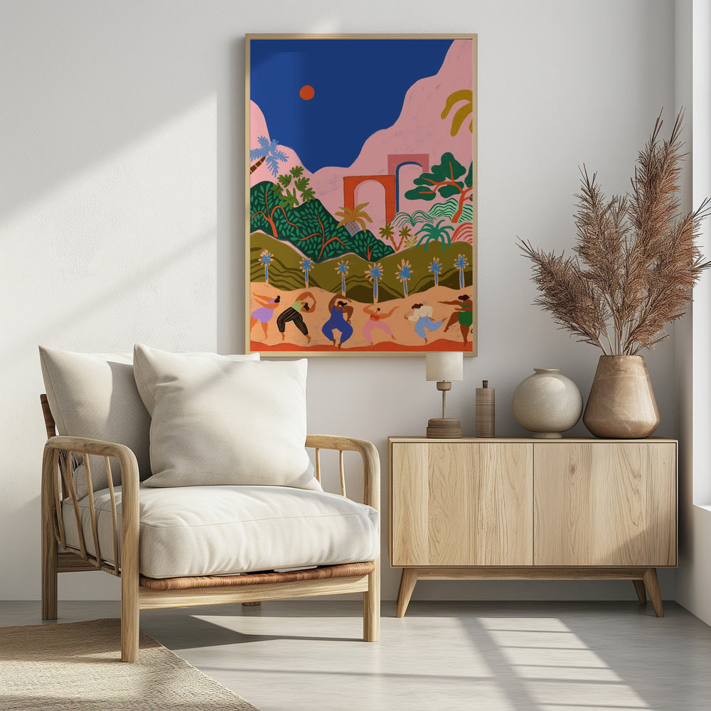 Dansen in het paradijs | Poster