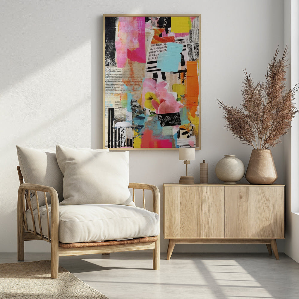 Urban Flower Collage | Poster