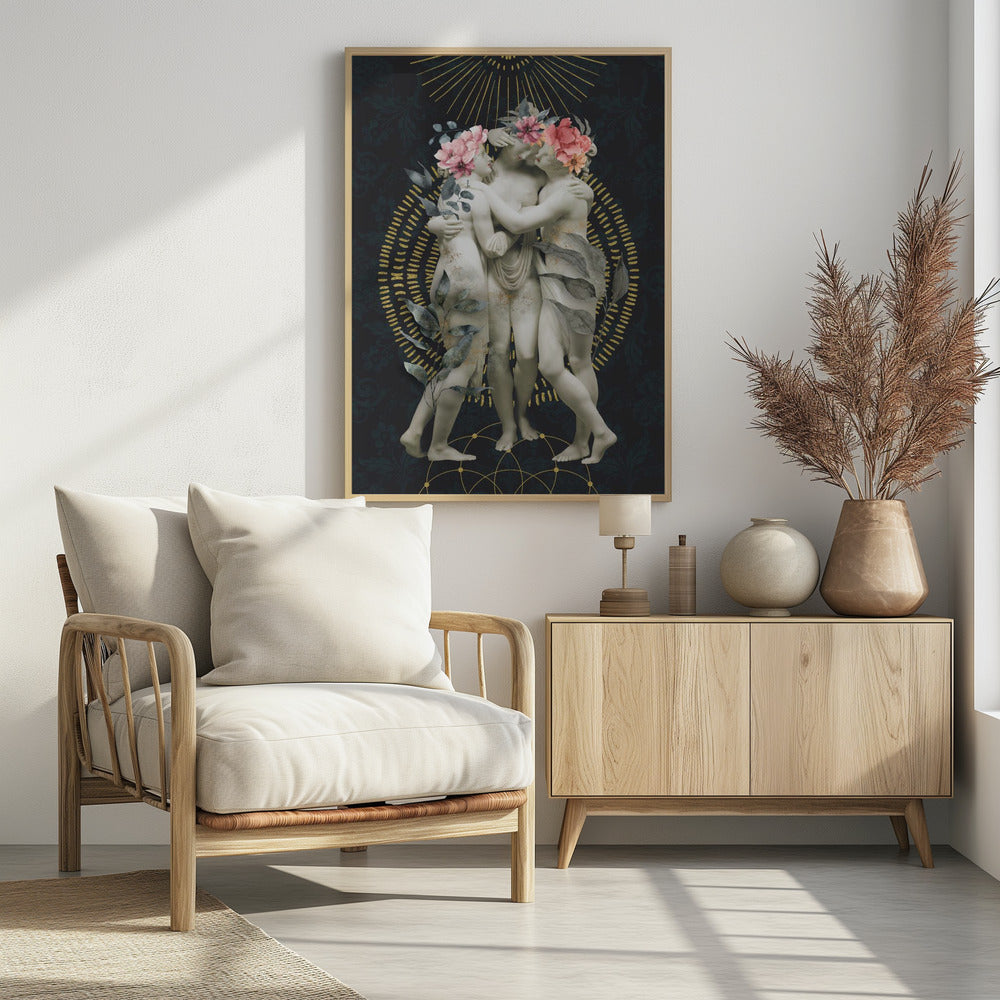 Eerbetoon aan de delicate kracht van vrouwen IV | Poster