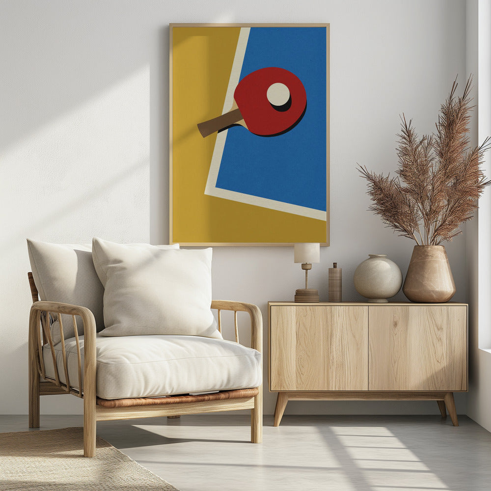Tafeltennisteam Rood | Poster
