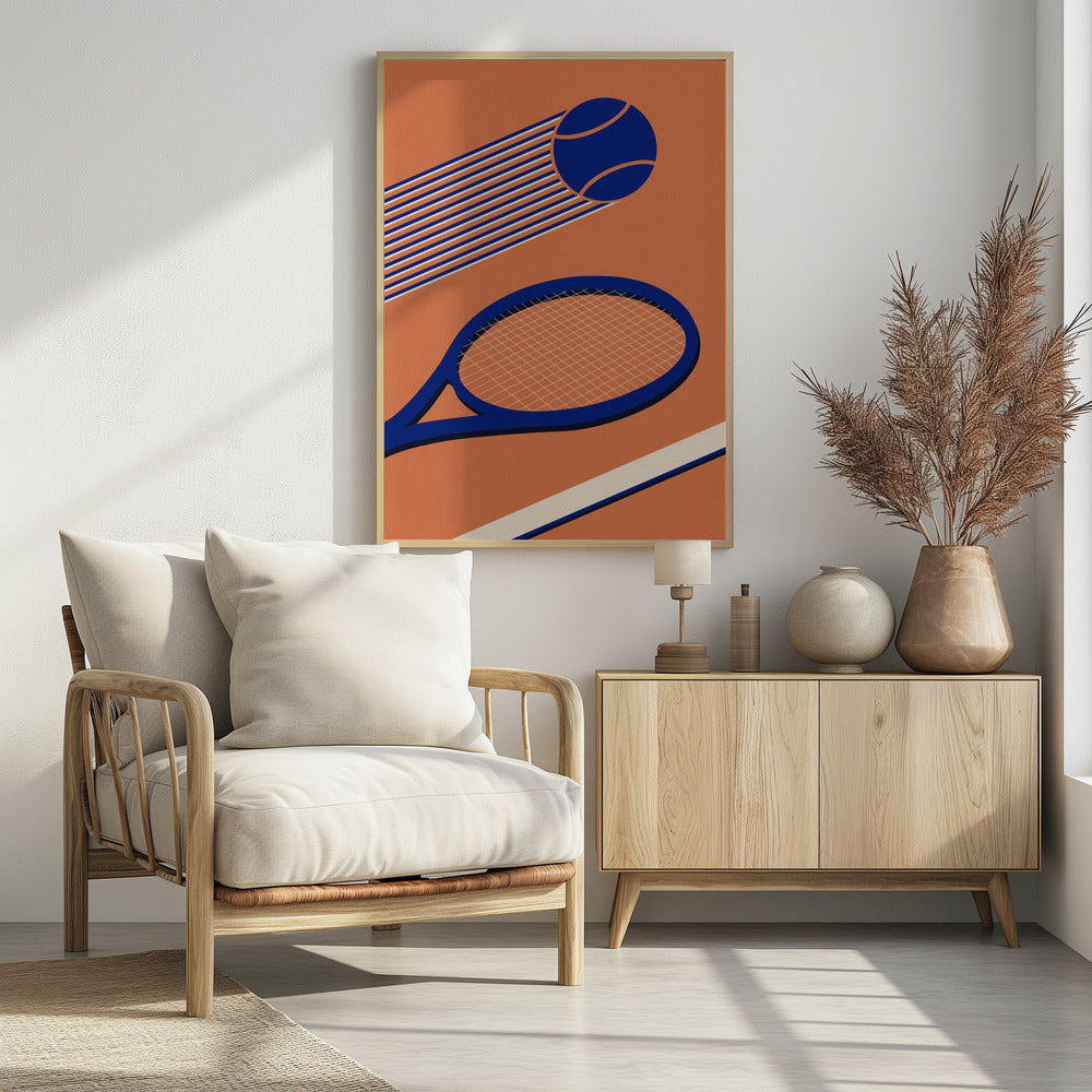 Tennis jaren 80 | Poster