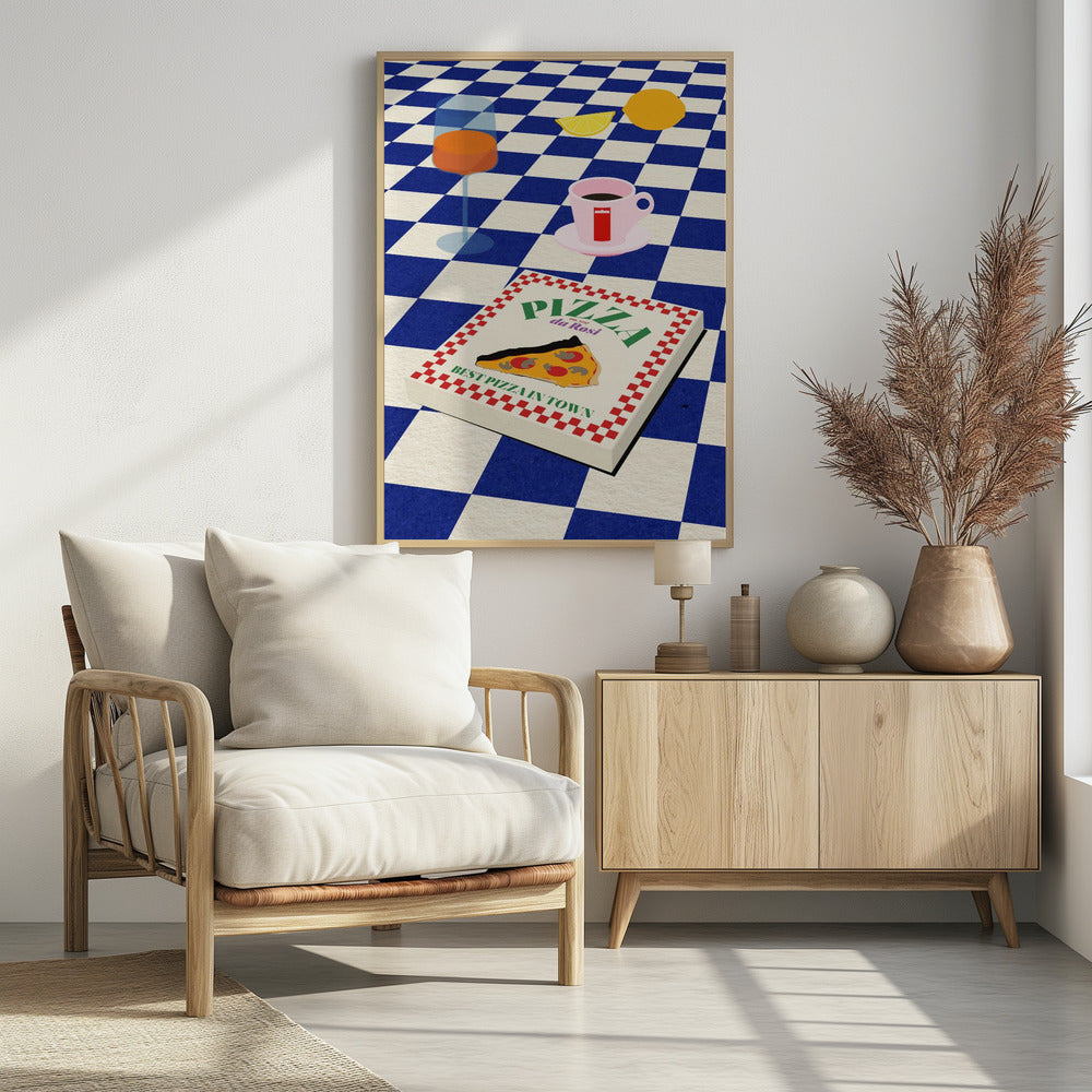 Het Italiaanse menu | Poster