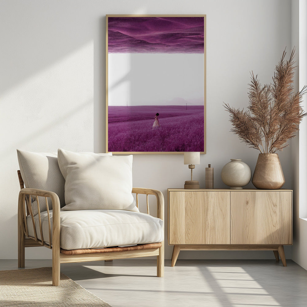 Paarse velden | Poster