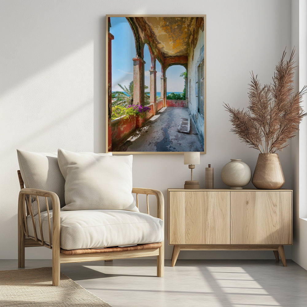 Tropisch balkon | Poster