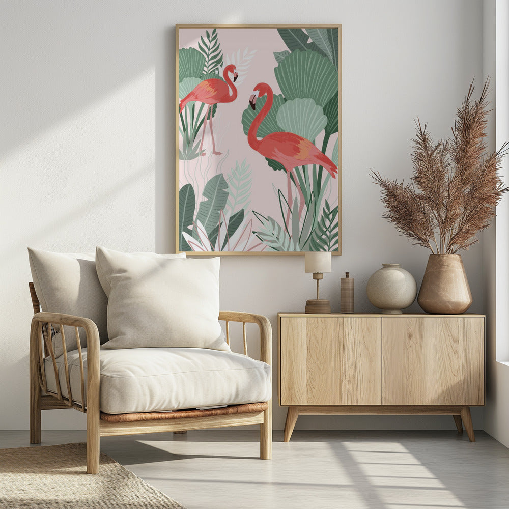 Flamingo Dromen | Poster
