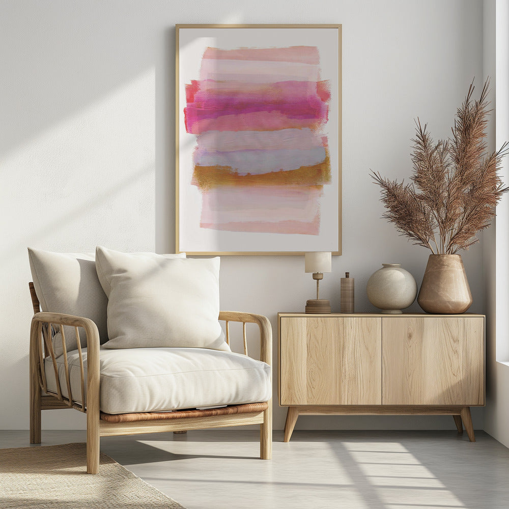Abstracte penseelstreken 45 A1 | Poster