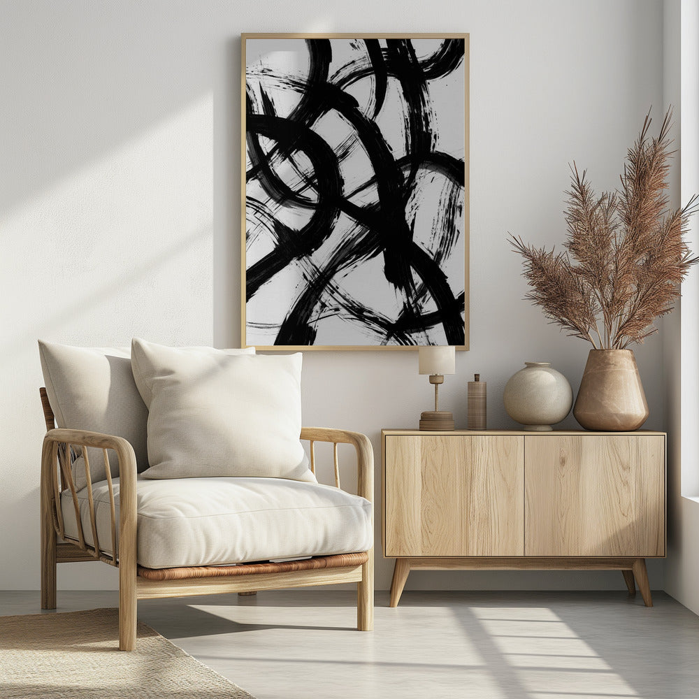 Abstract Brush Strokes 98X | Poster
