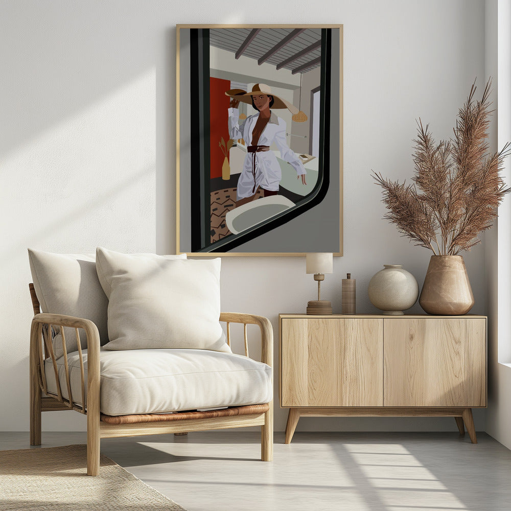 Chique reflectie | Poster