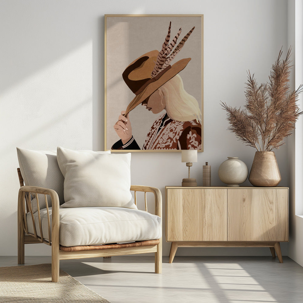 Feathered Elegance | Poster