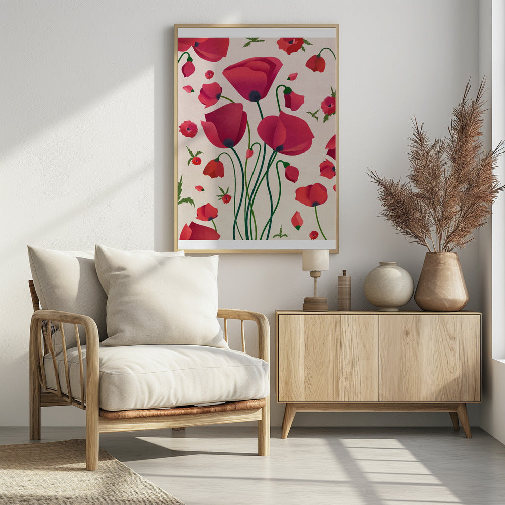 Klaproosbloesems | Poster