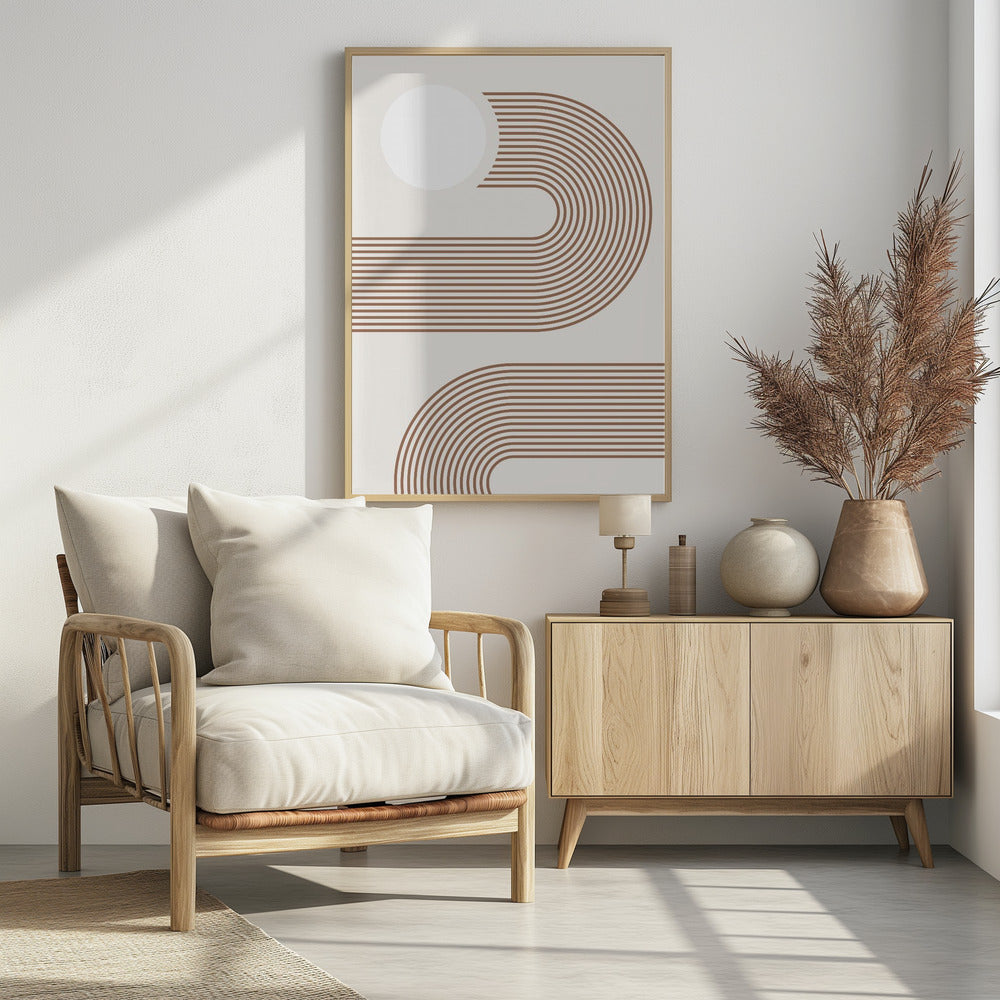 Beige Arc-poster | Poster