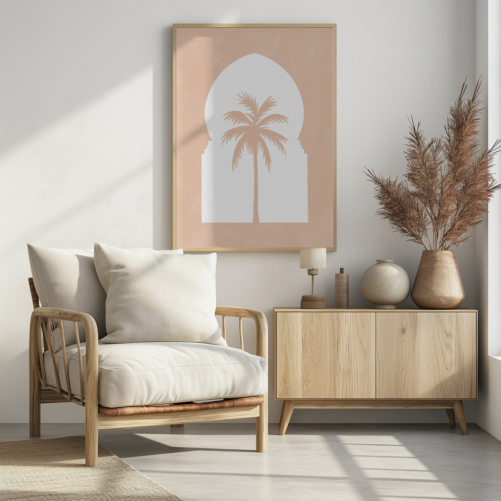 Palm Silhouette Arch | Poster