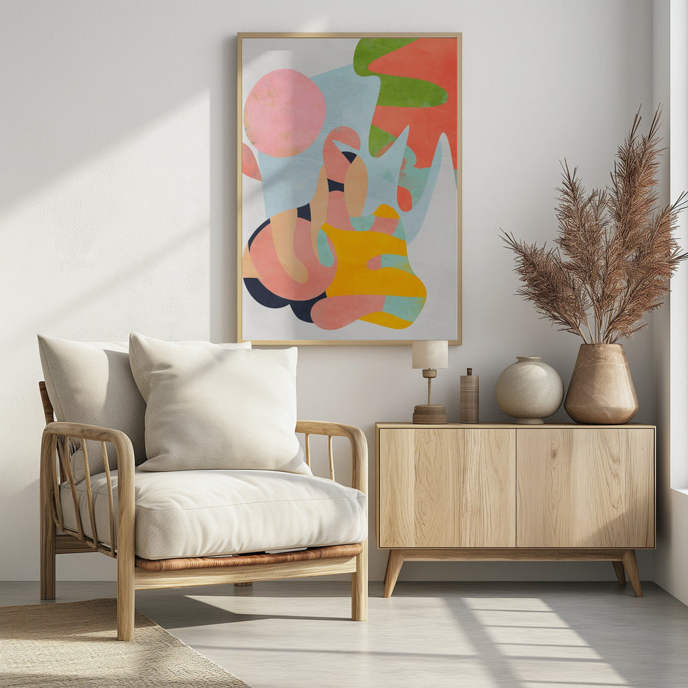 Pastel cut out | Poster