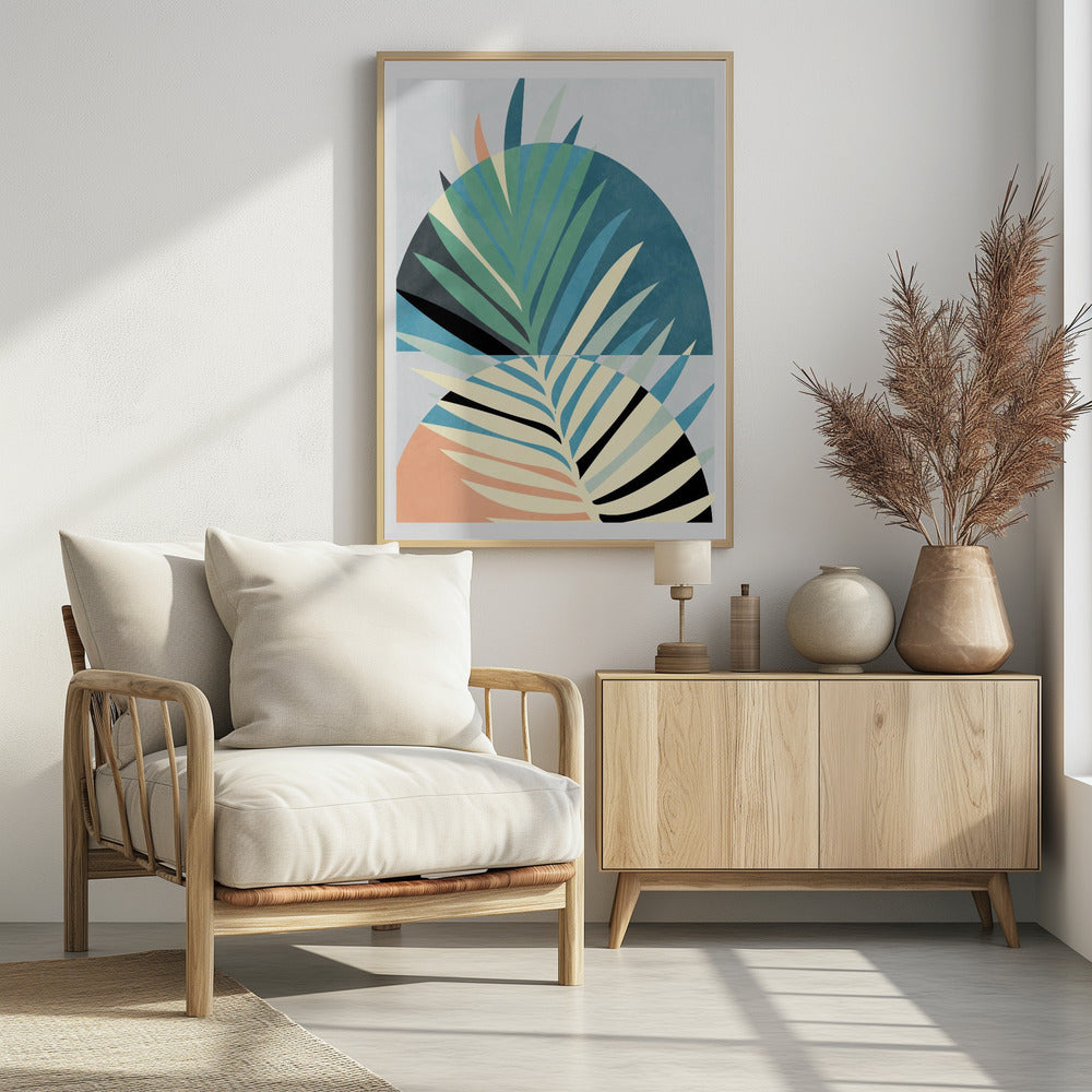 Ruimtes Blauw Kopie | Poster