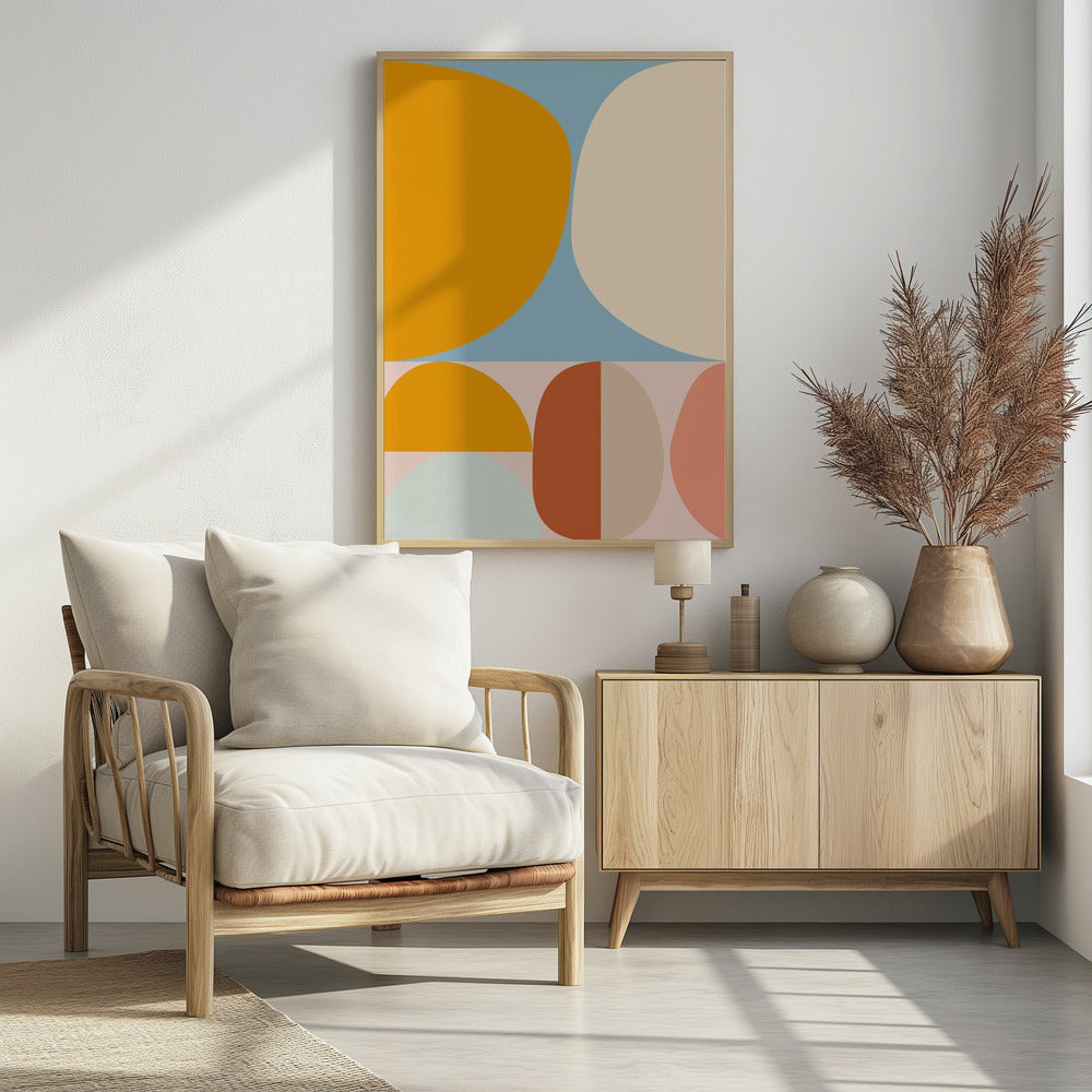 Mid-Century Pastel 15 | Poster
