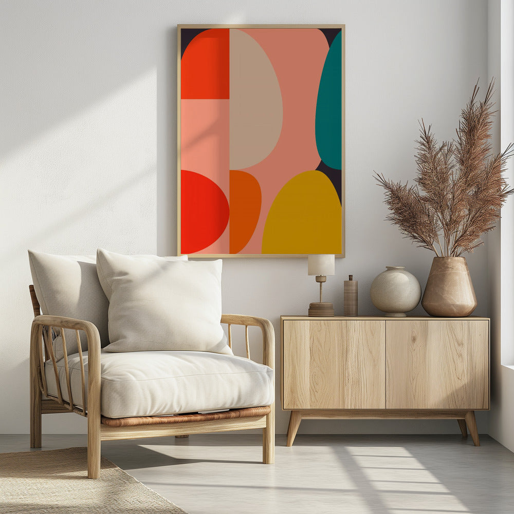 Mid-Century Pastel 14 | Poster